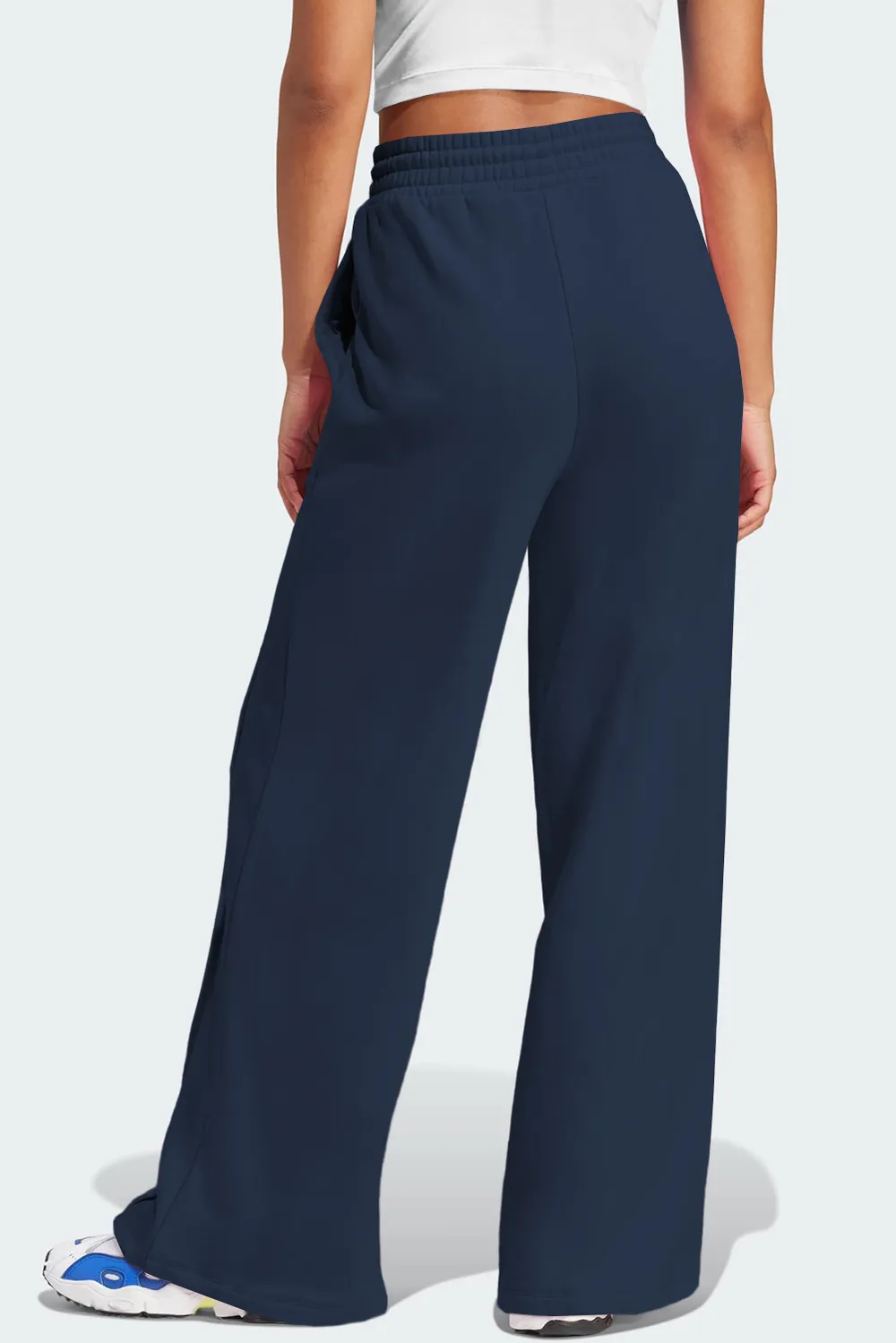 Drawstring Wide Leg Active Pants, image 3