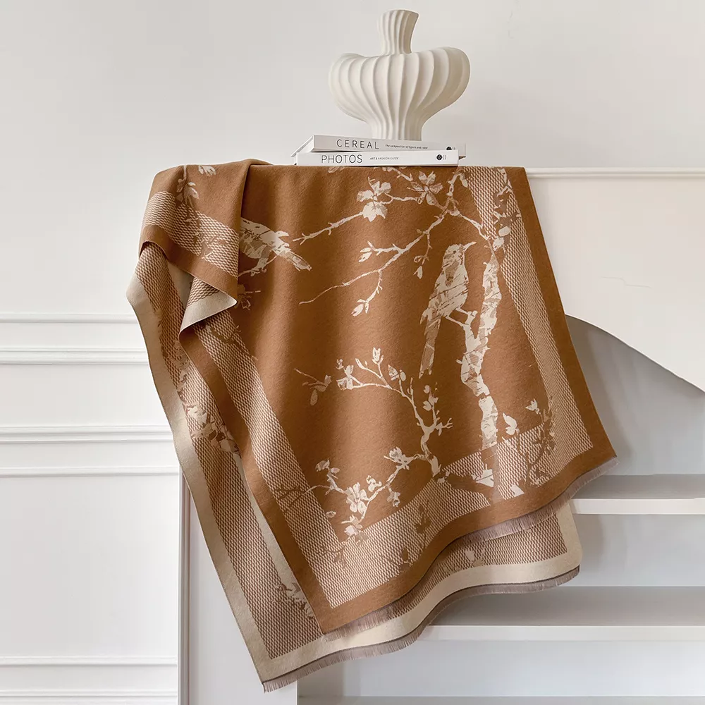Raw Hem Winter Scarf, image 3