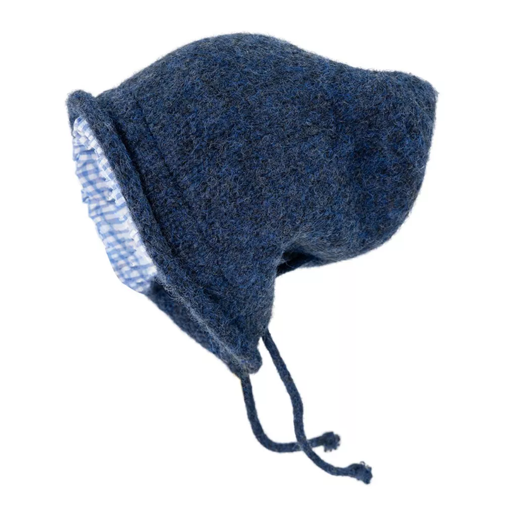 Plaid Trim Knit Hat, image 2