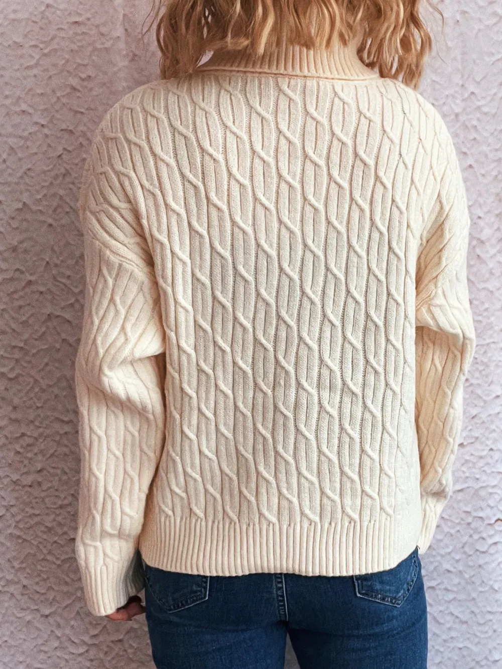 Pumpkin Turtleneck Long Sleeve Sweater, image 7