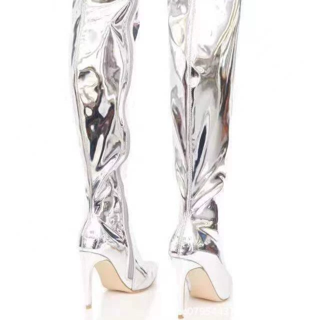 Point Toe Stiletto Boots, image 5