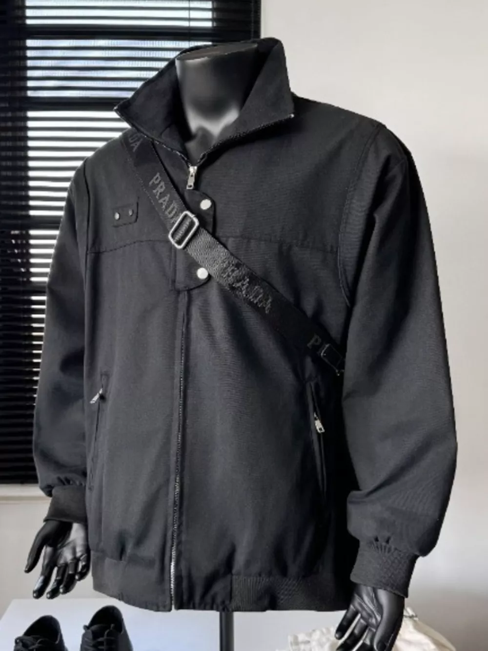 Men's Plus Size Casual Lightweight Bomber Jacket