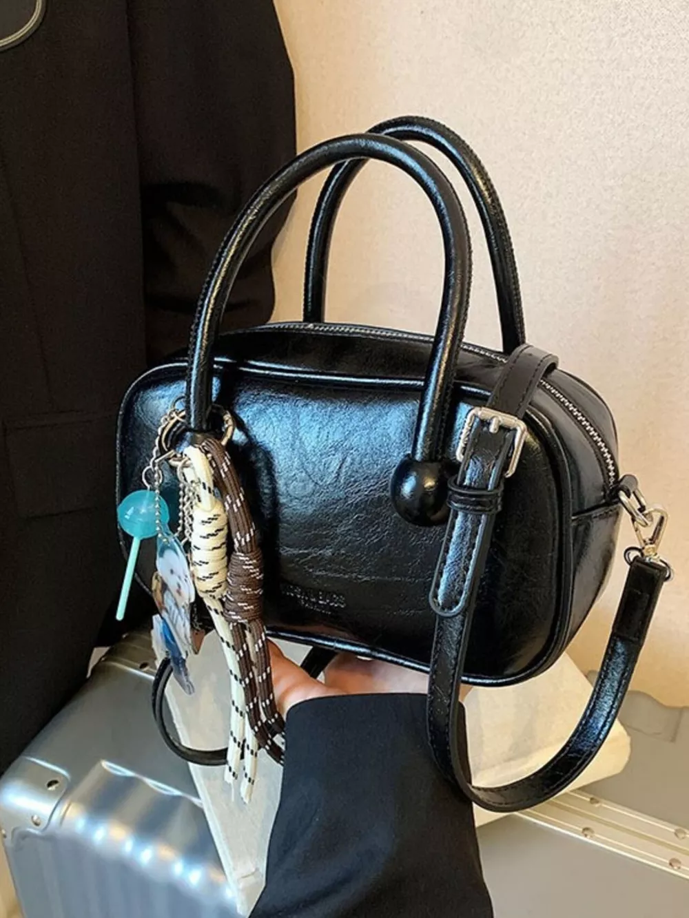 Top Handle Crossbody Bag, image 6