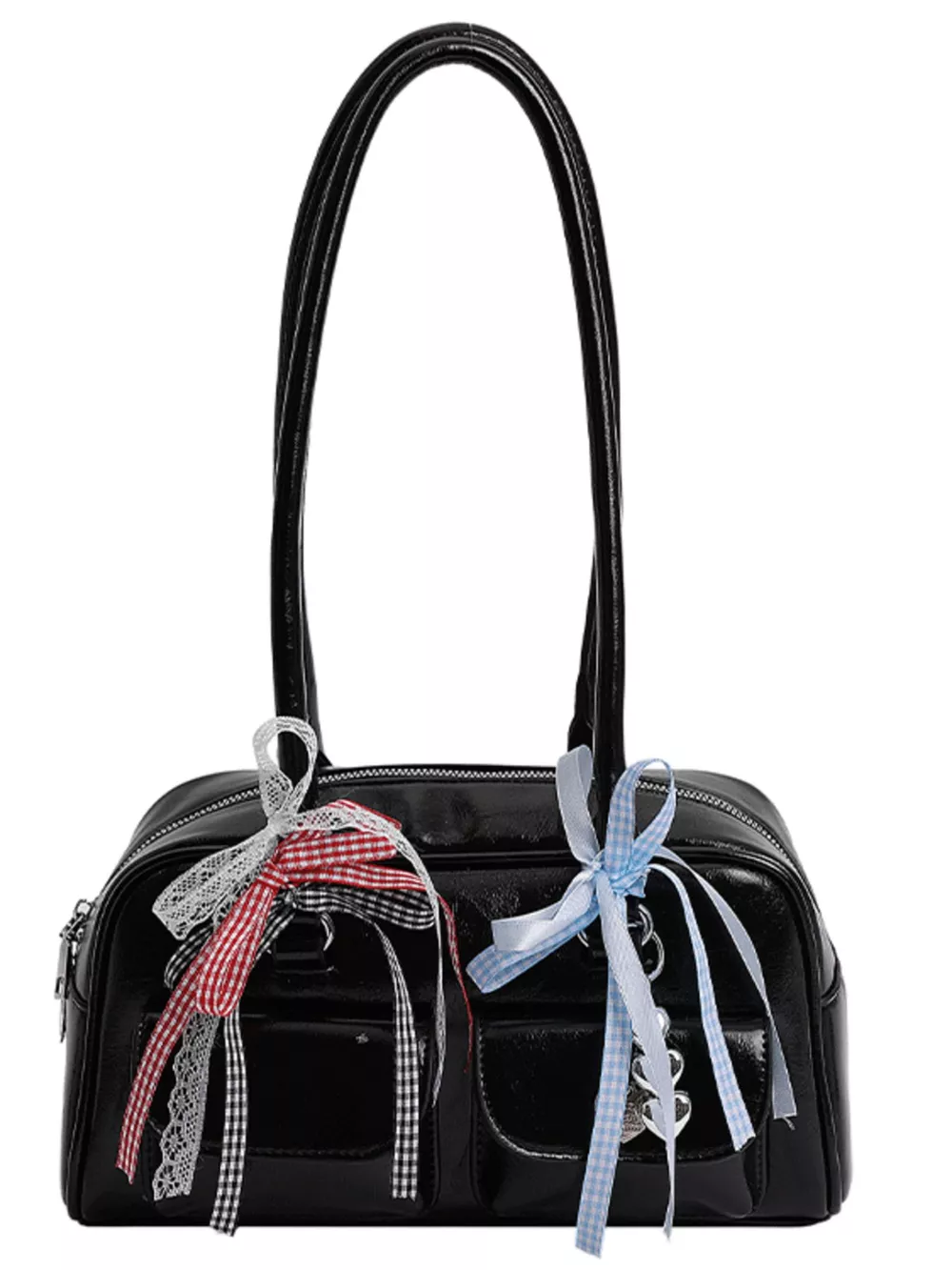 Ribbon Decor Shoulder Bag, image 6