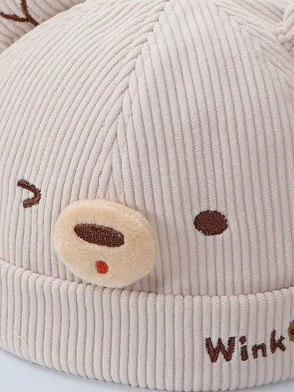 Children's Bear Ear Corduroy Hat, image 6