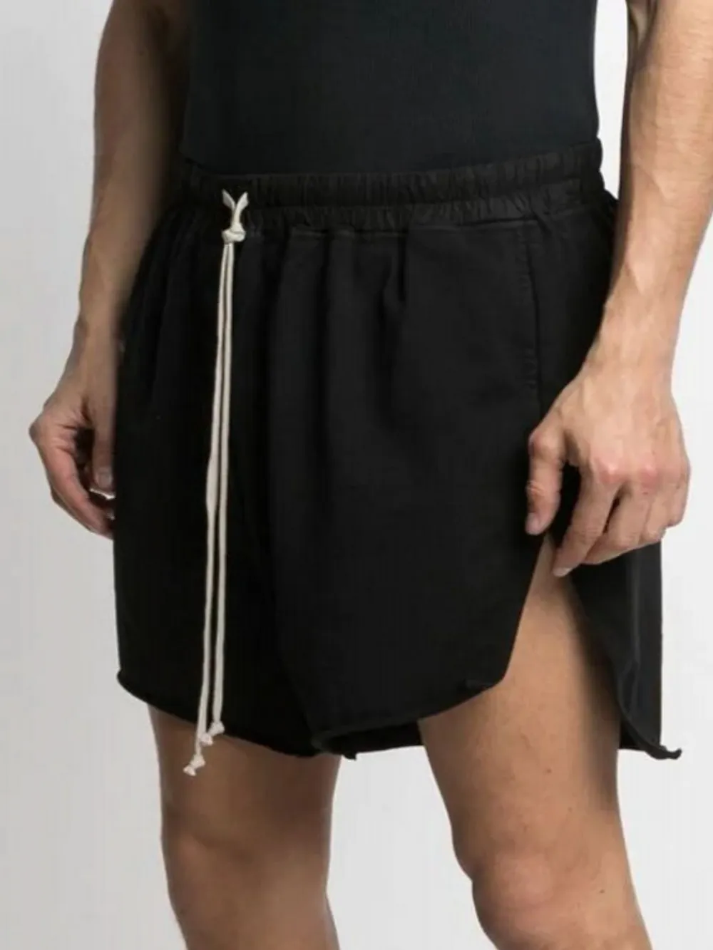 Men's Plus Size Drawstring Active Shorts