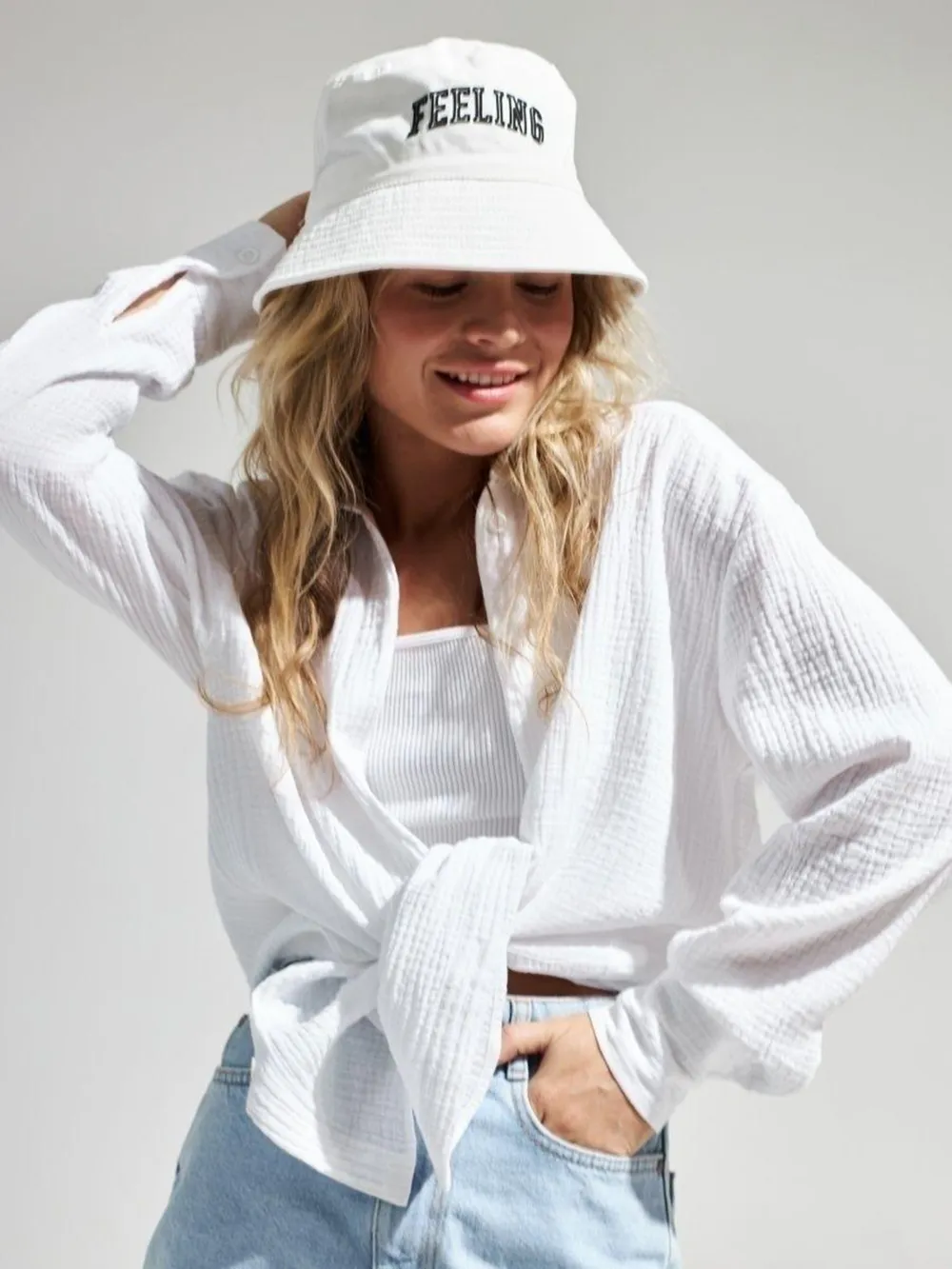 Textured Collared Neck Long Sleeve Shirt, image 6