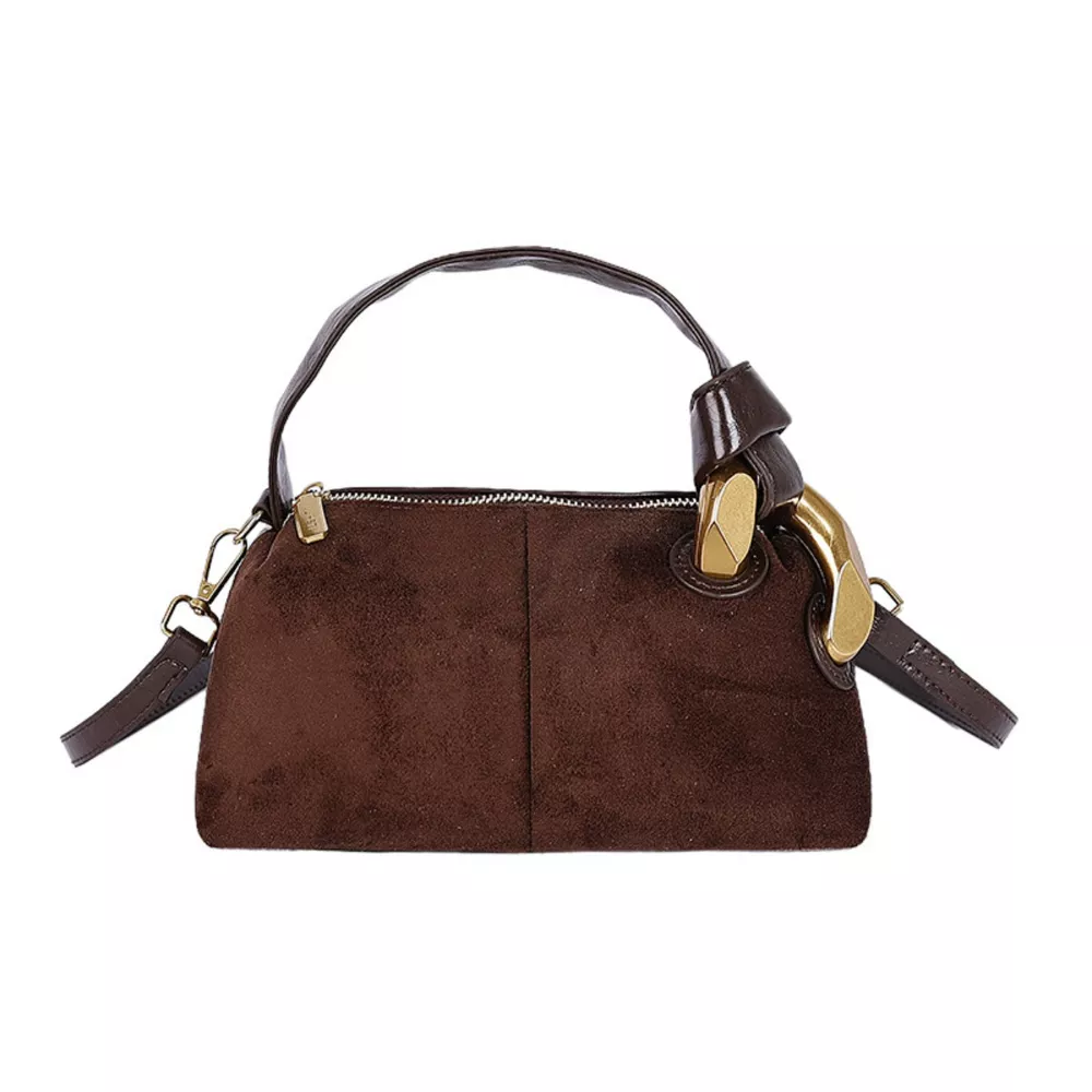Suede Mini Crossbody Bag, image 7