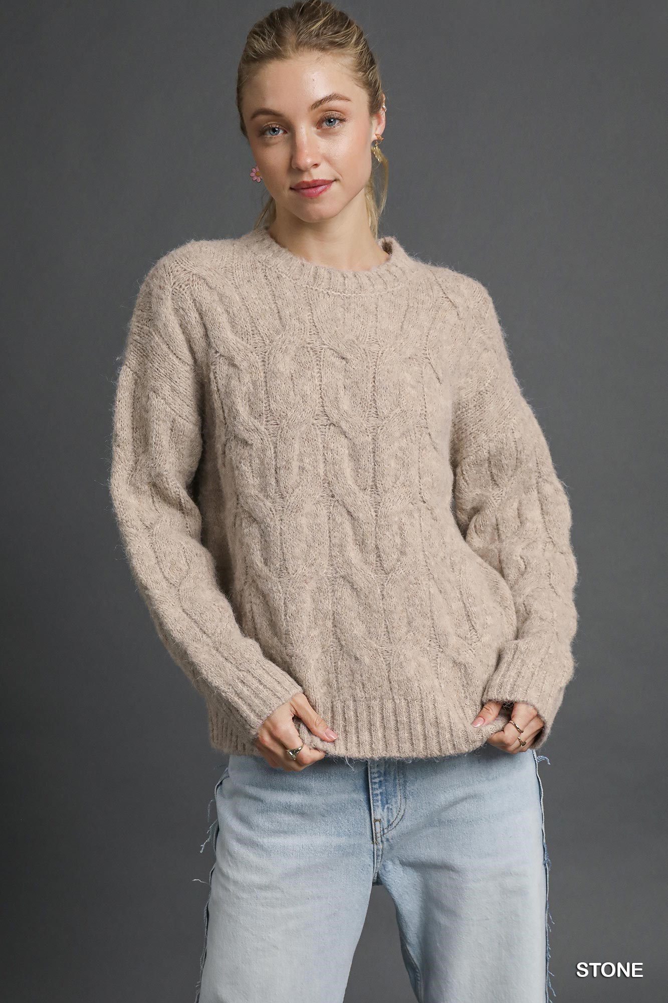 Cable Knit Cozy Sweater