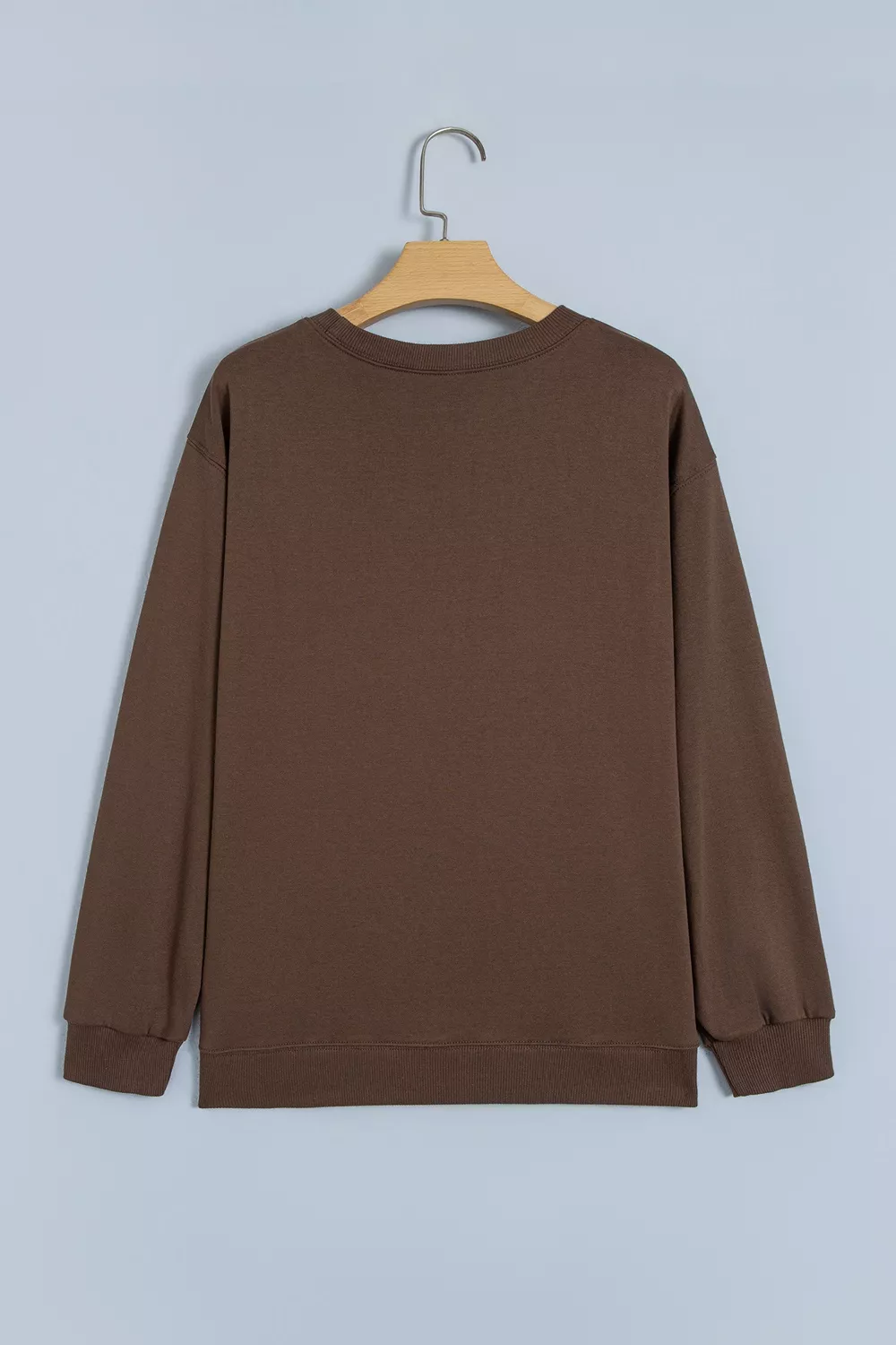 Polka Dot Slogan Print Casual Pullover Sweatshirt, image 5