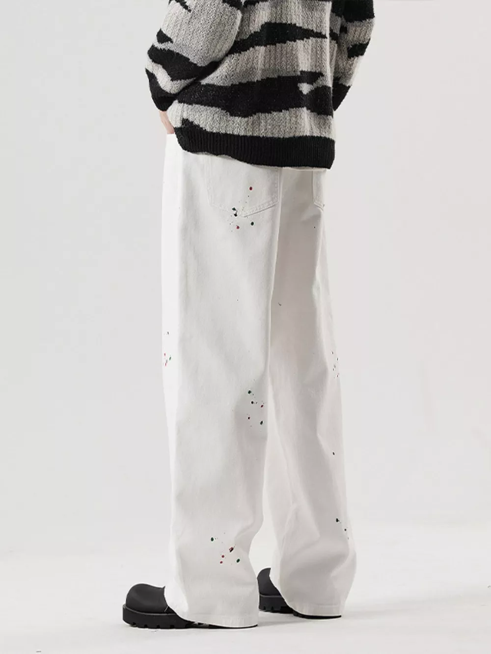Men's Full Size Wide Leg Jeans Plus Size, image 6