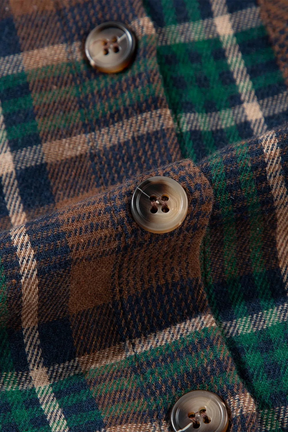 Plaid Button Up Long Sleeve Jacket, image 2