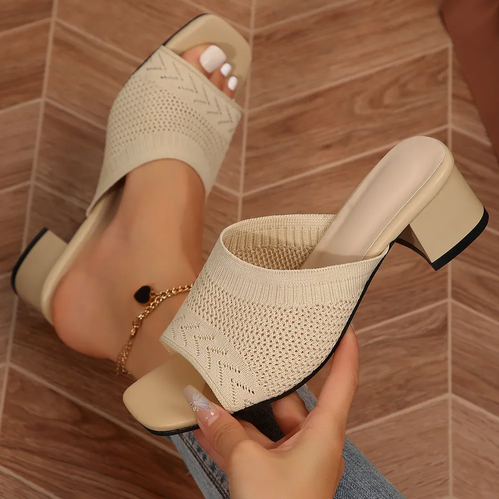 Open Toe Block Heel Sandals, image 6