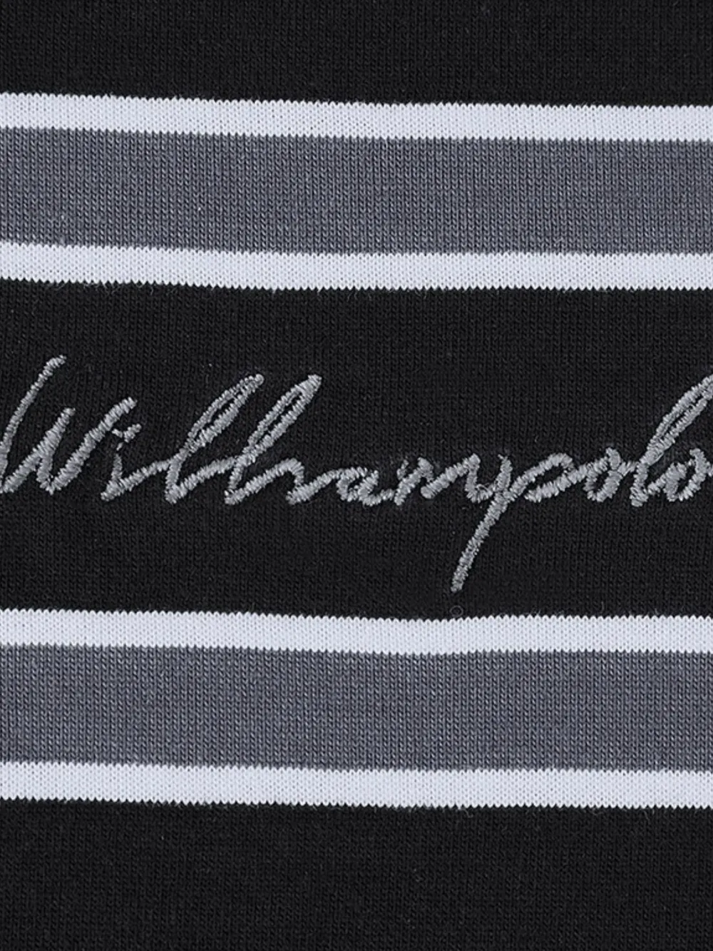 Men's Plus Size Striped Short Sleeve Polo Shirt, image 2