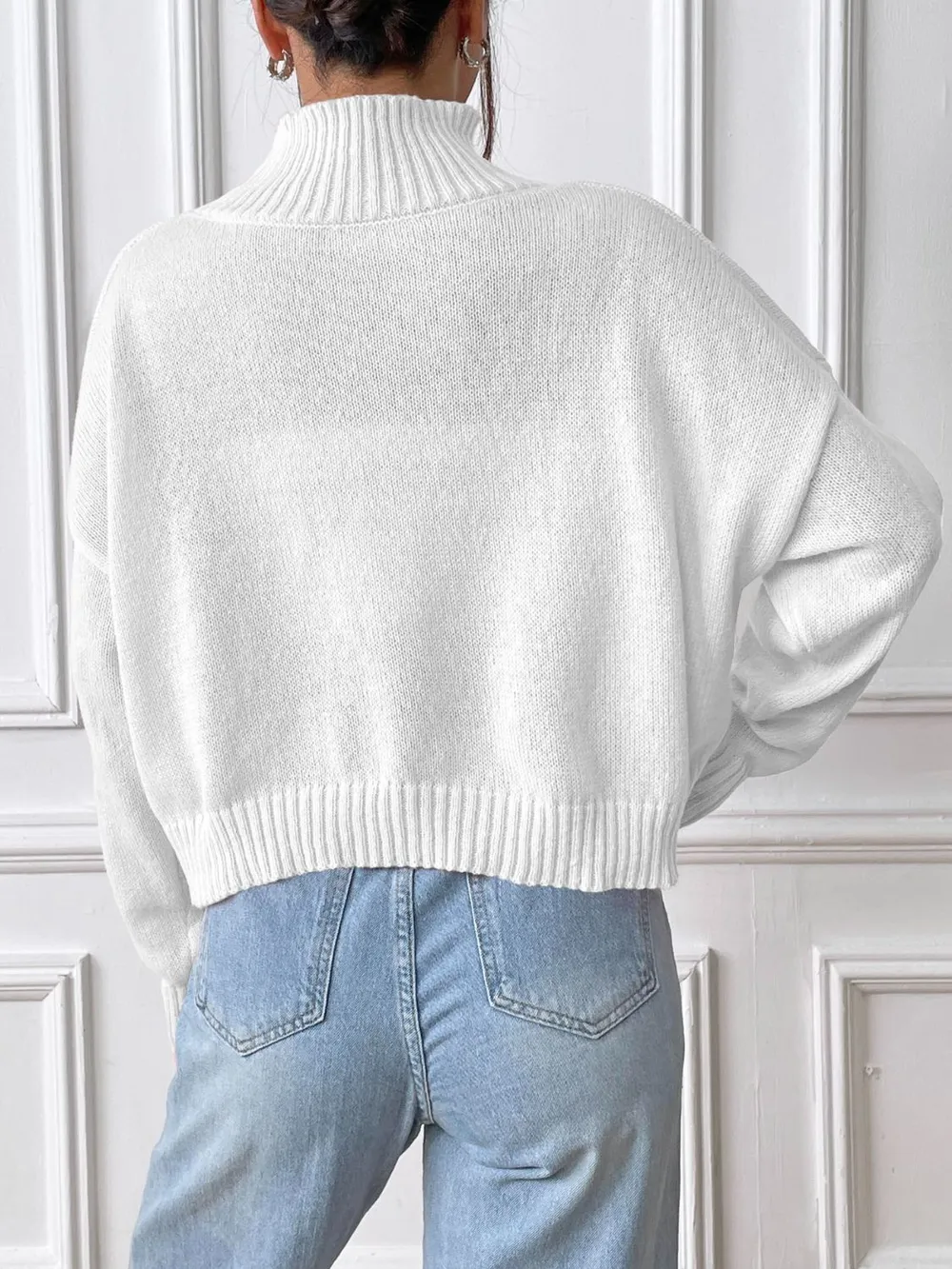 Turtleneck Long Sleeve Sweater, image 3