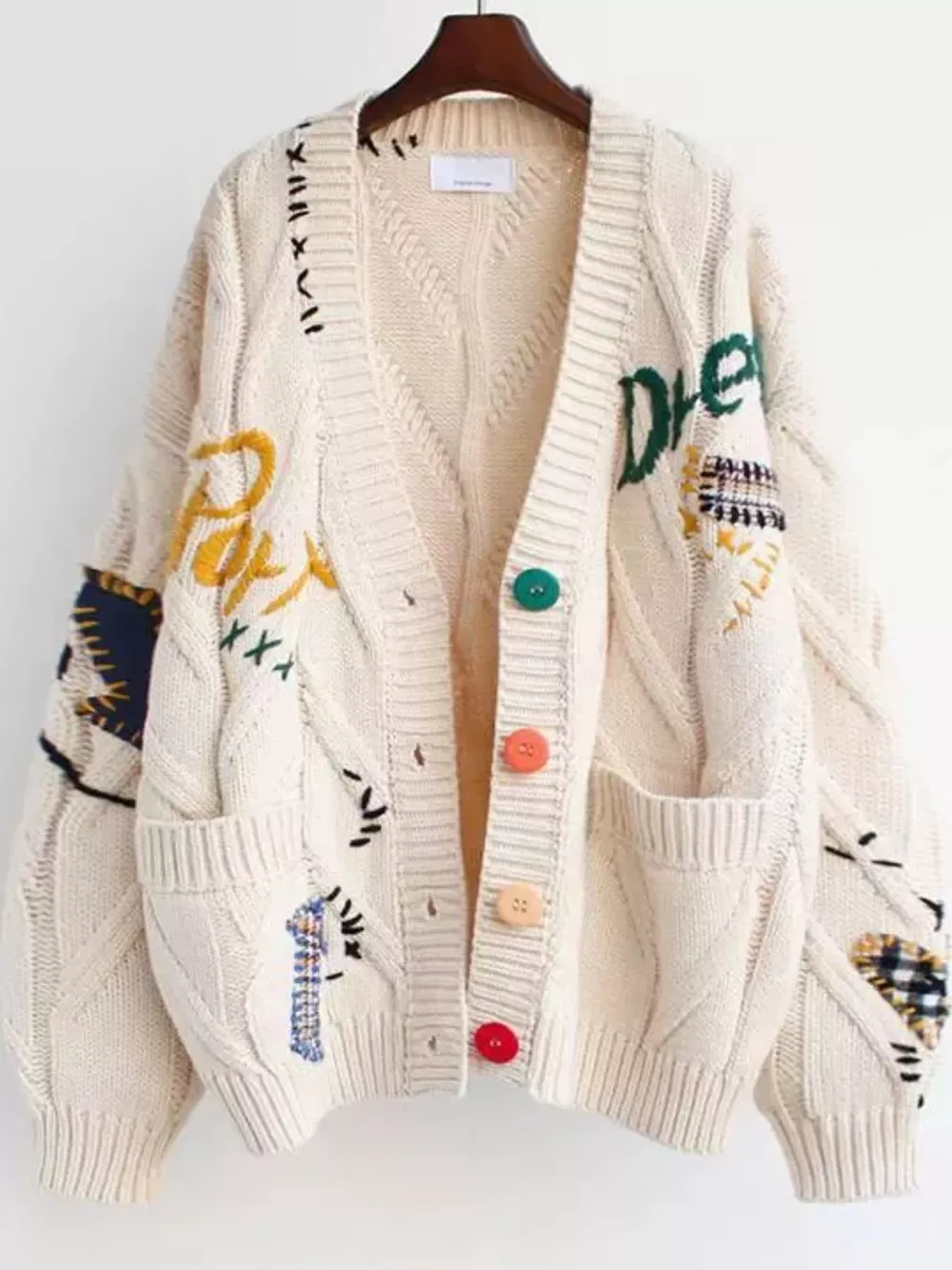 V-Neck Button Down Knit Cardigan