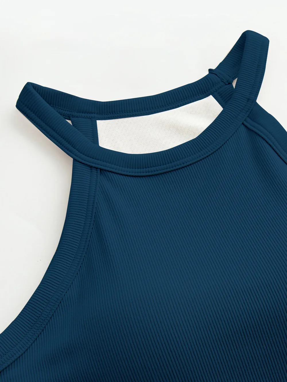 Grecian Neck Tank With Chest Pads, image 9