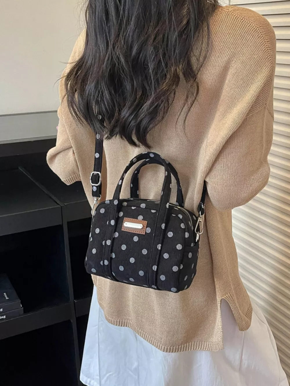 Polka Dot Crossbody Bag, image 3