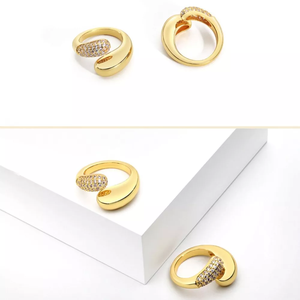 18K Gold-Plated Open Ring, image 4