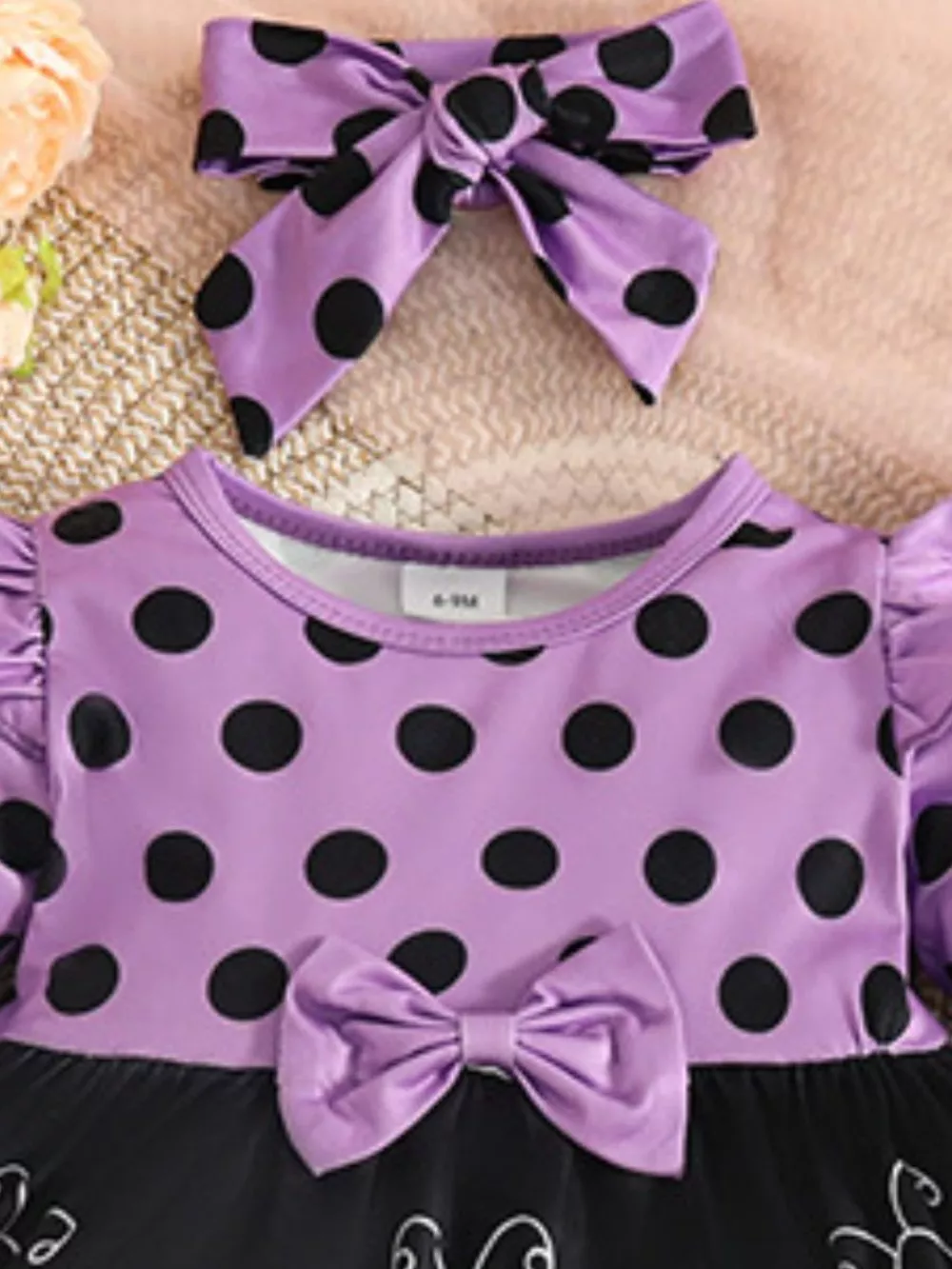 Children's Ladybug Print Ruffle Trim Top and Pants Set, image 5