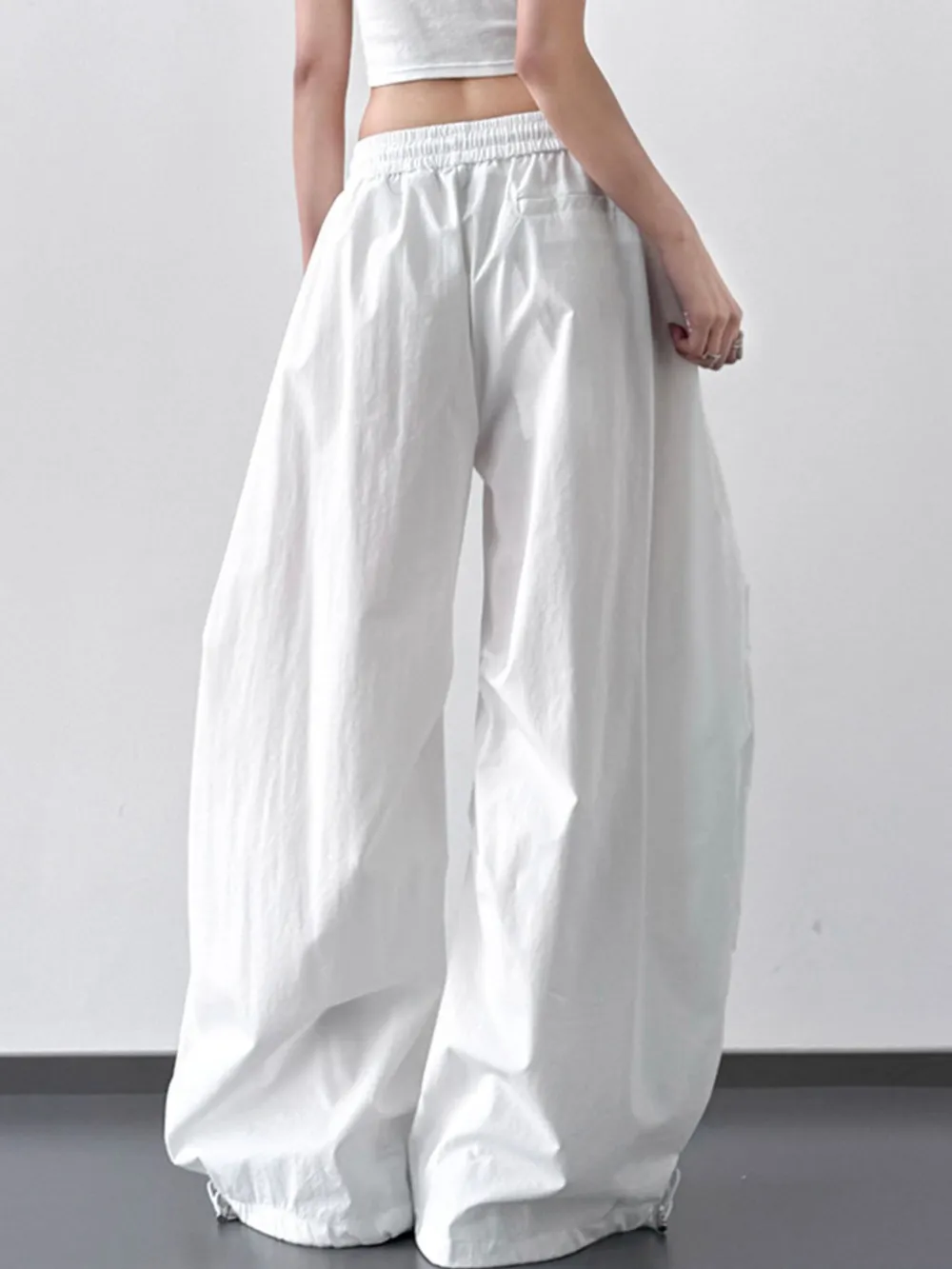 Wide Leg Drawstring Pants, image 9