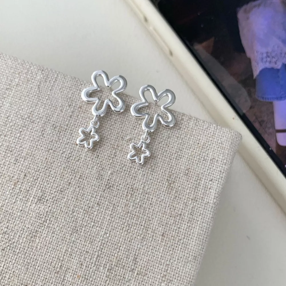 Flower Drop Earrings, image 6
