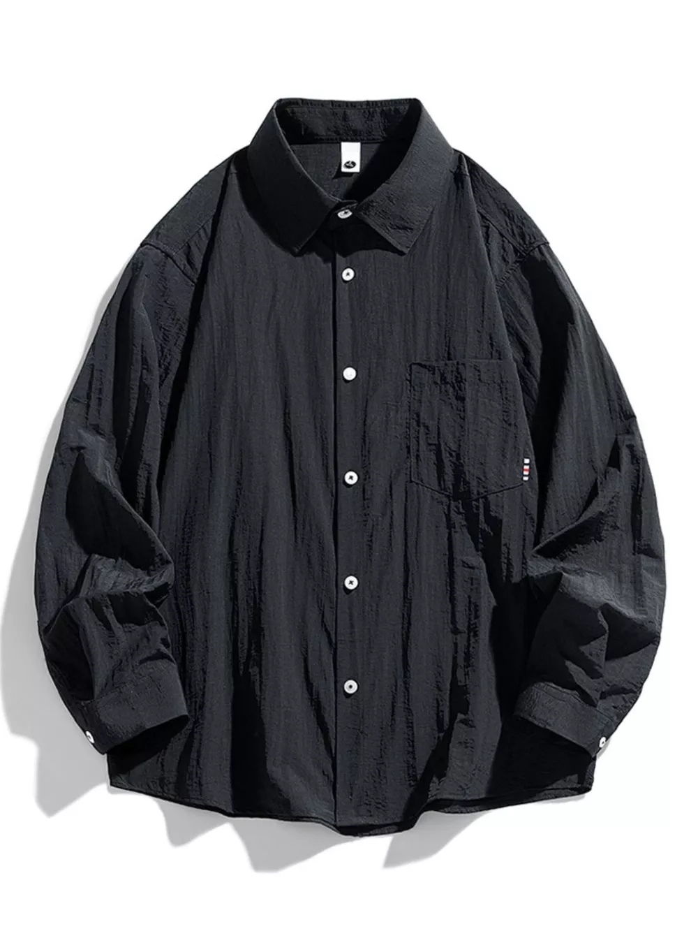 Men's Plus Size Lightweight Button-Down Shirt, image 3