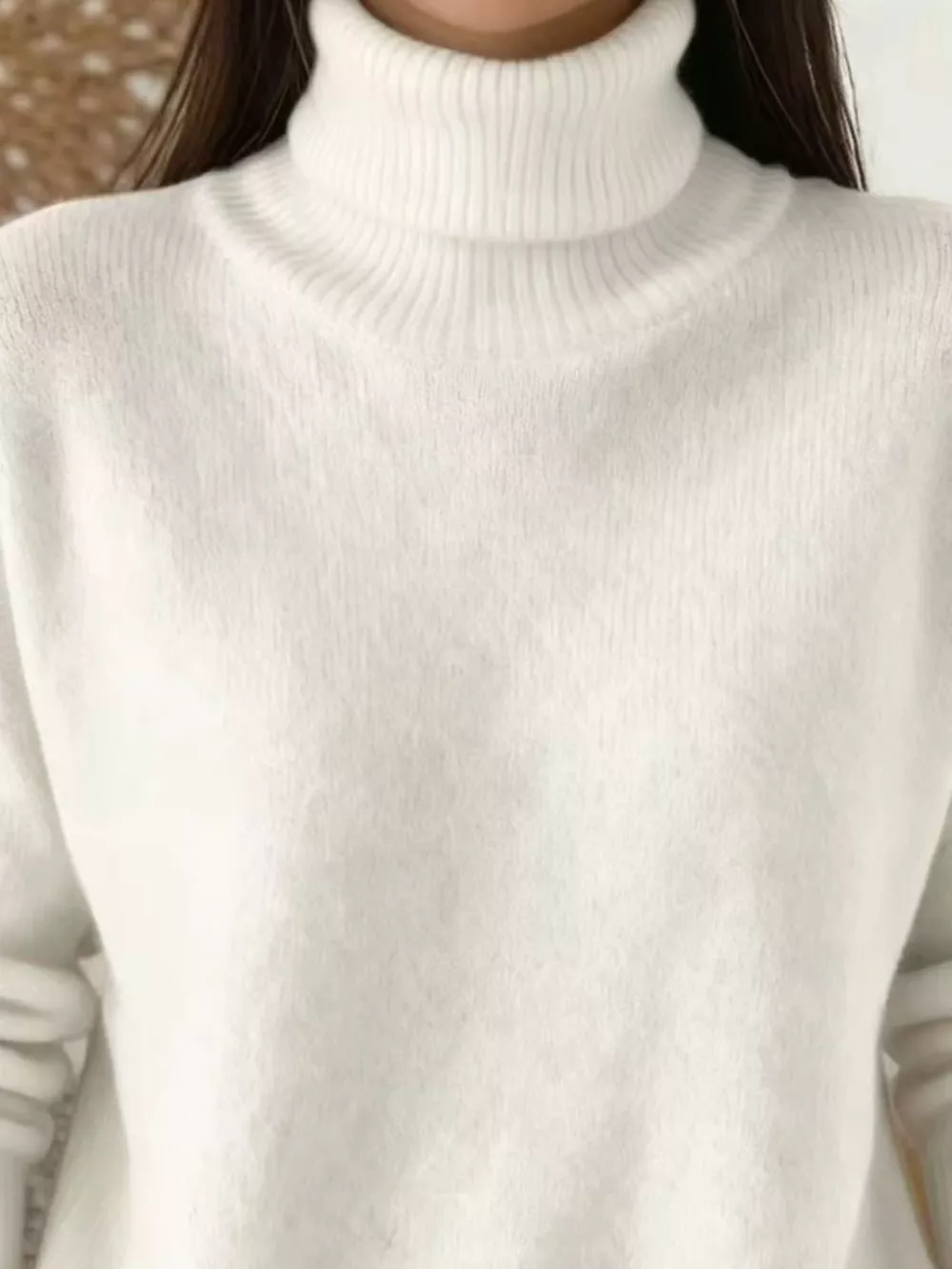 Turtleneck Long Sleeve Sweater, image 16