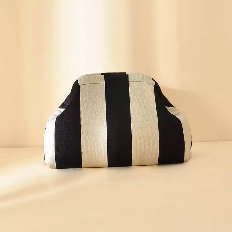 Striped Portable Clutch, image 3