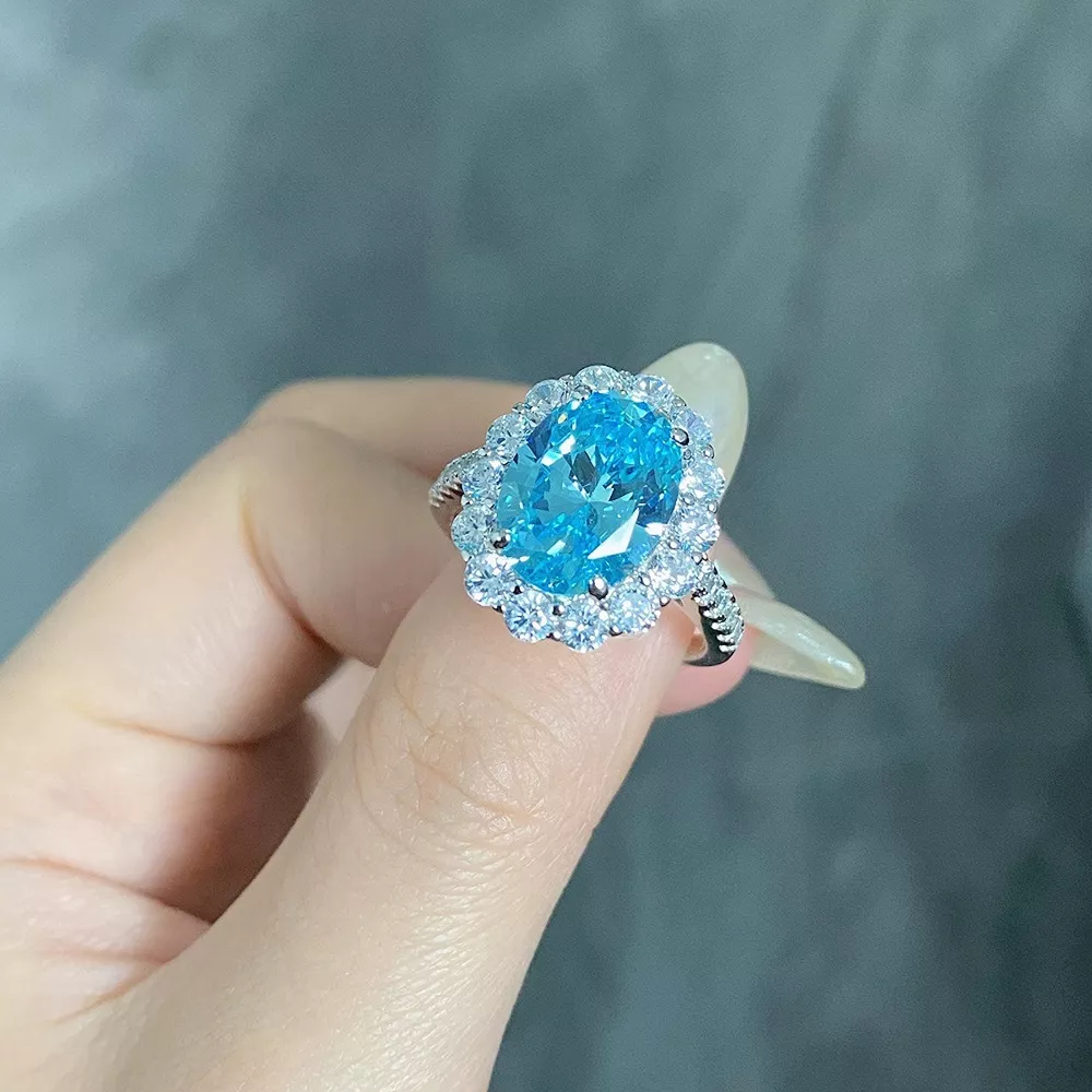 925 Sterling Silver Zircon Ring, image 2