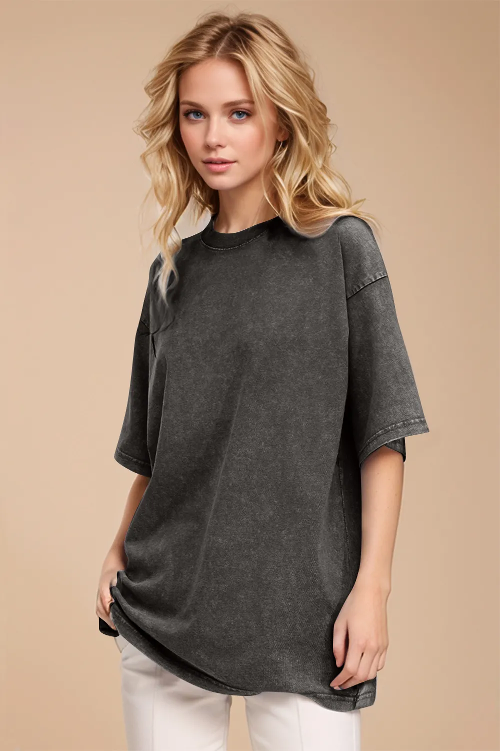Round Neck Half Sleeve T-Shirt, image 12