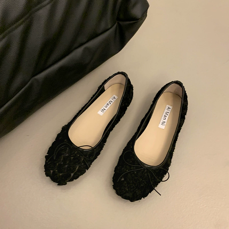 Floral Bow Slip-Ons, image 3