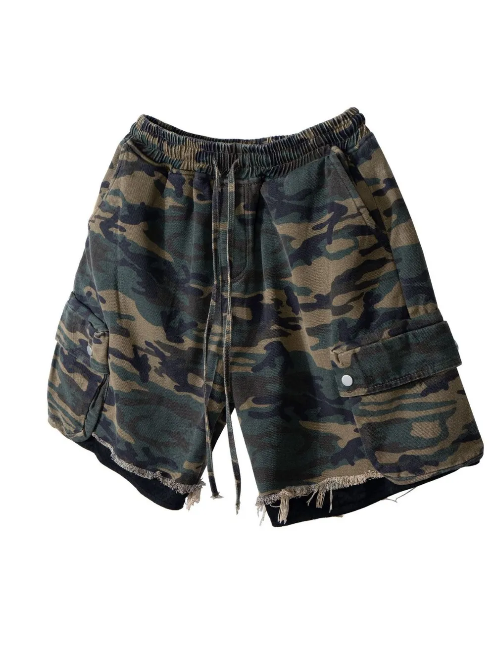 Men's Drawstring Camouflage Shorts, image 3