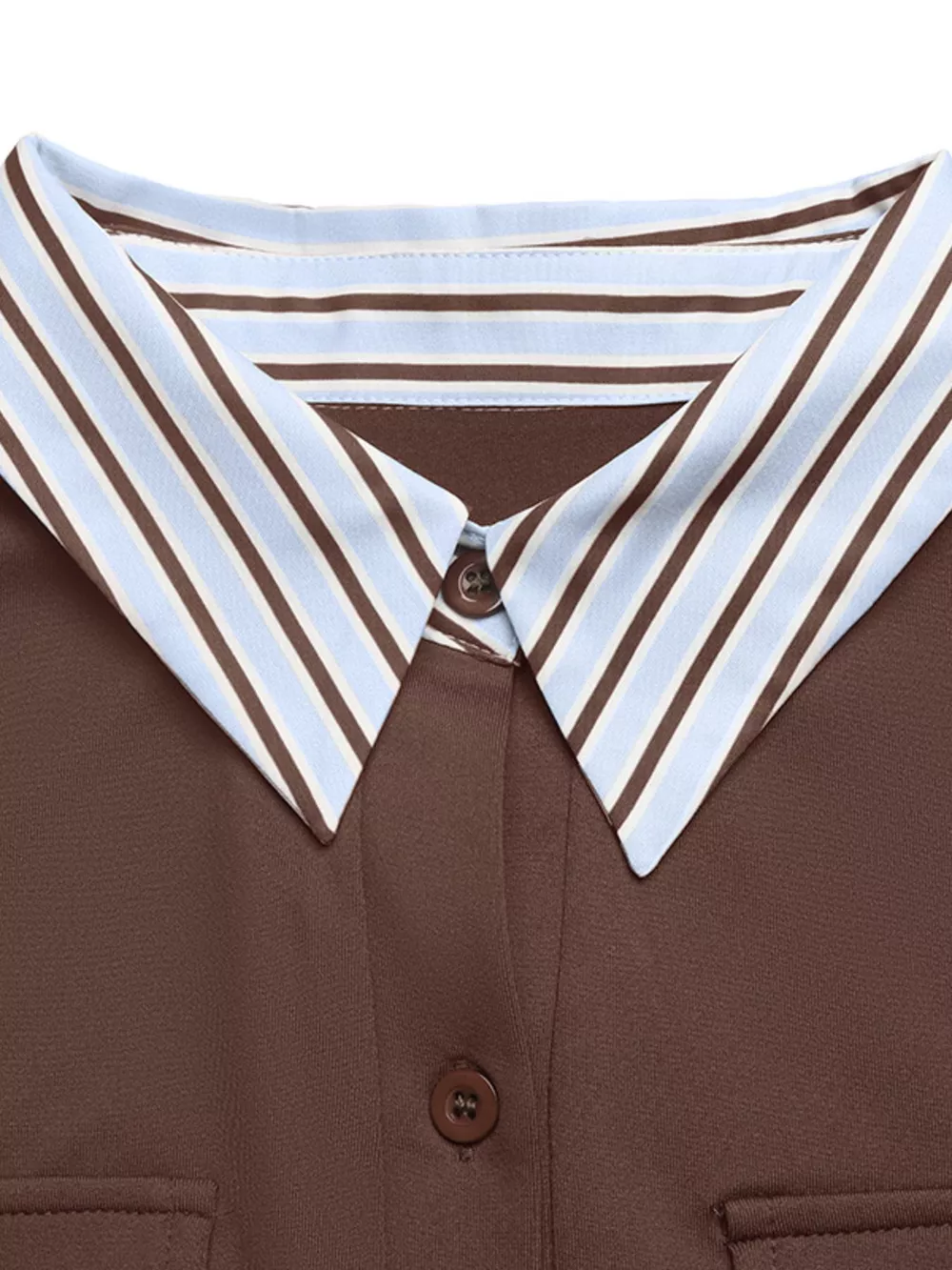 Long Sleeve Button Front Bodysuit, image 3