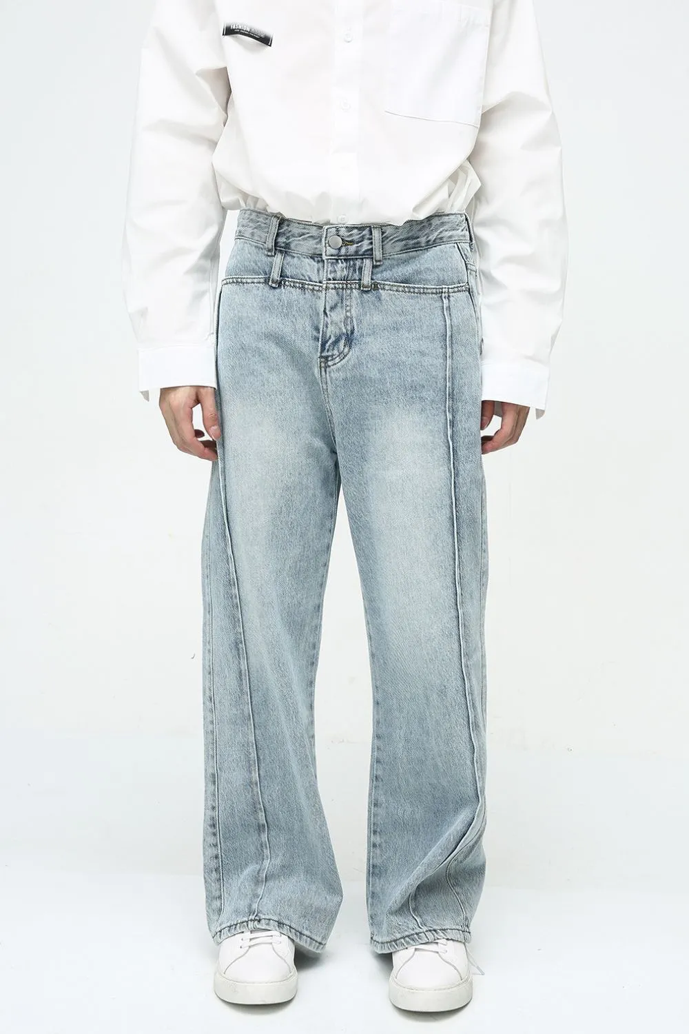 Decorative Seam Jeans, image 2