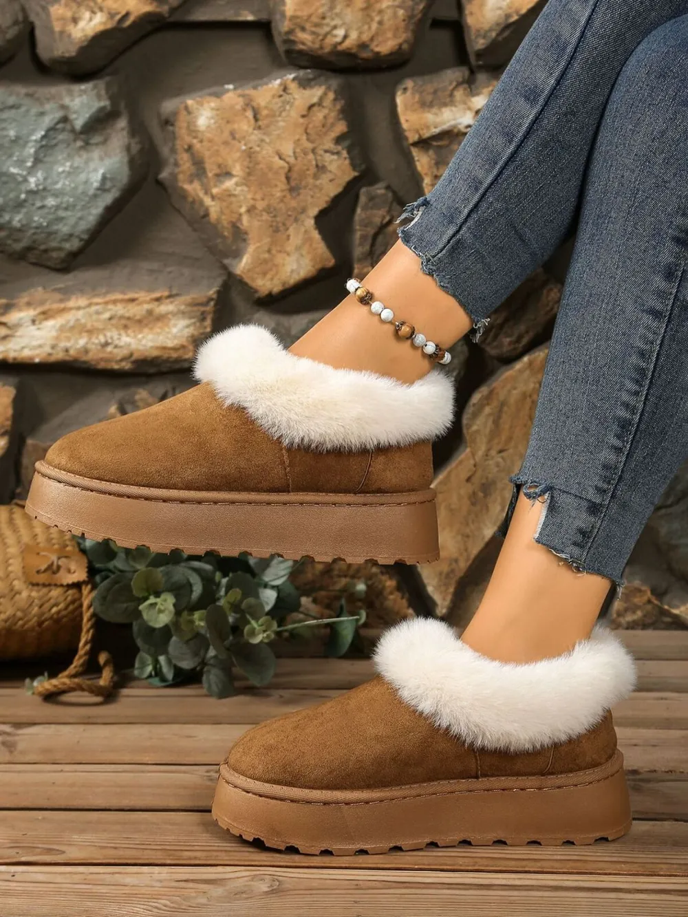Round Toe Platform Boots, image 3