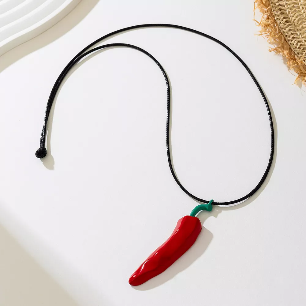 Chili Pepper Pendant Necklace, image 5