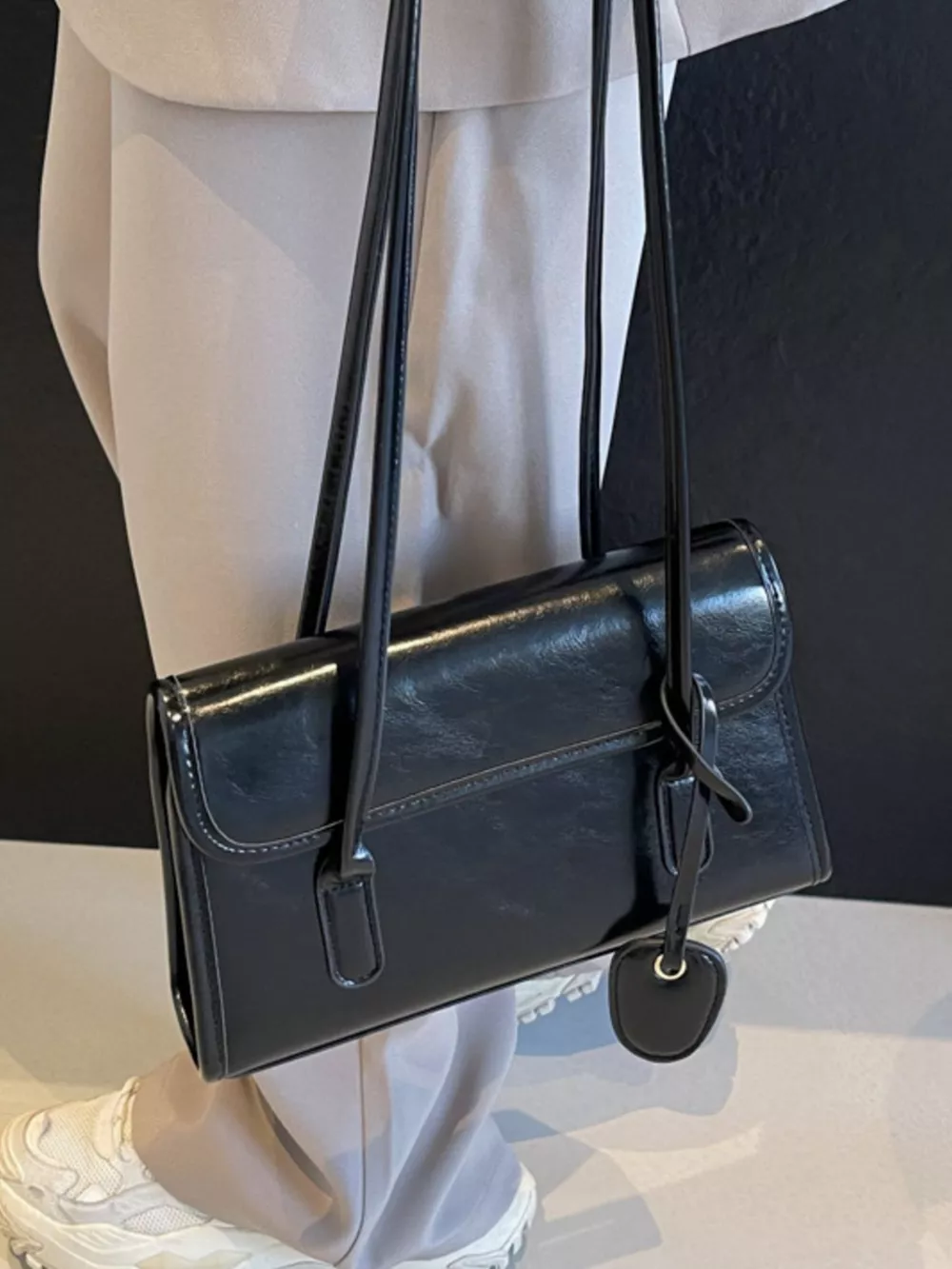 PU Leather Shoulder Bag
