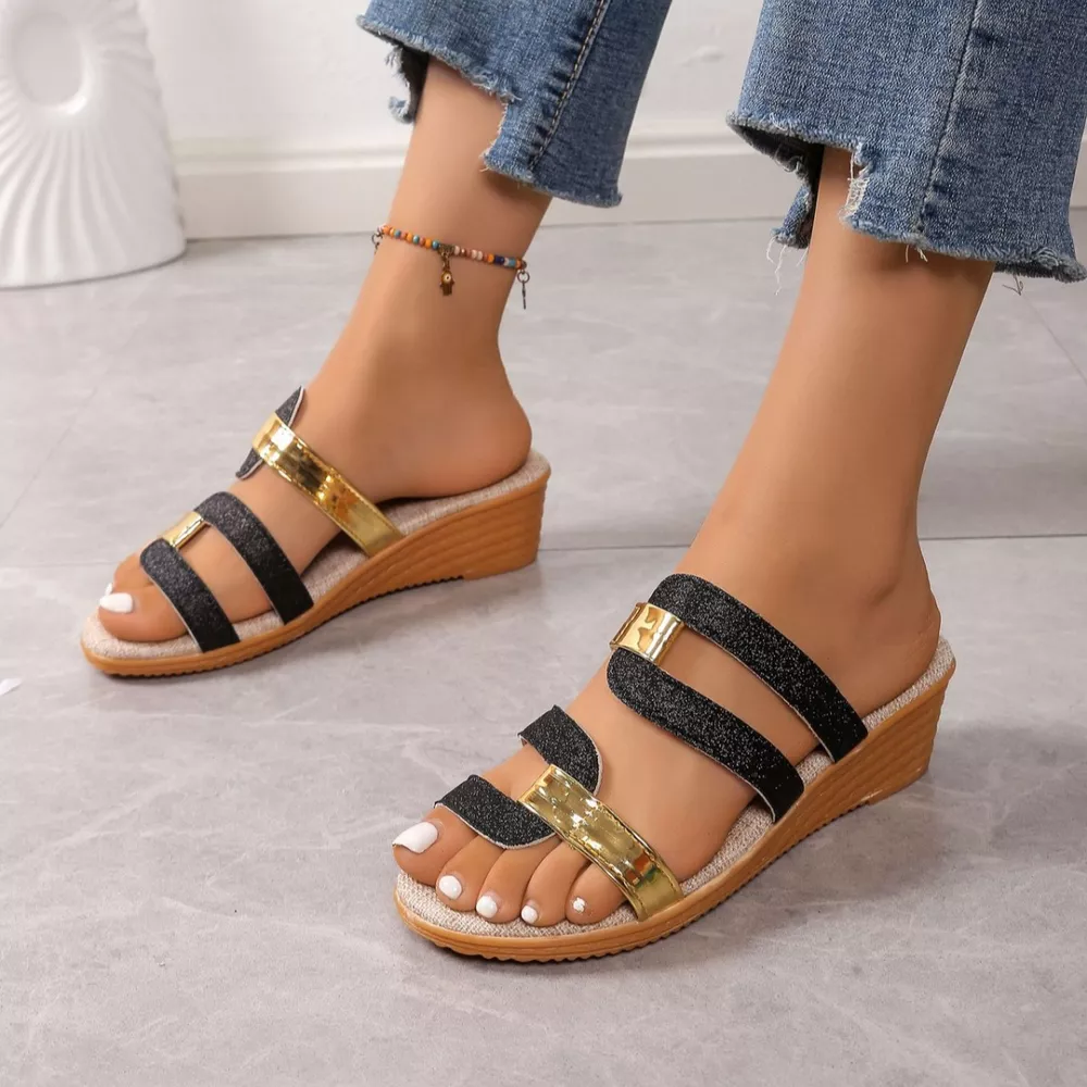 Open Toe Wedge Sandals, image 7
