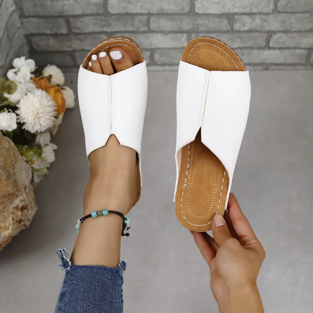 PU Leather Open Toe Sandals, image 9