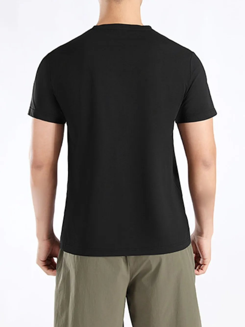Men's Plus Size Round Neck Short Sleeve Active T-Shirt, image 6