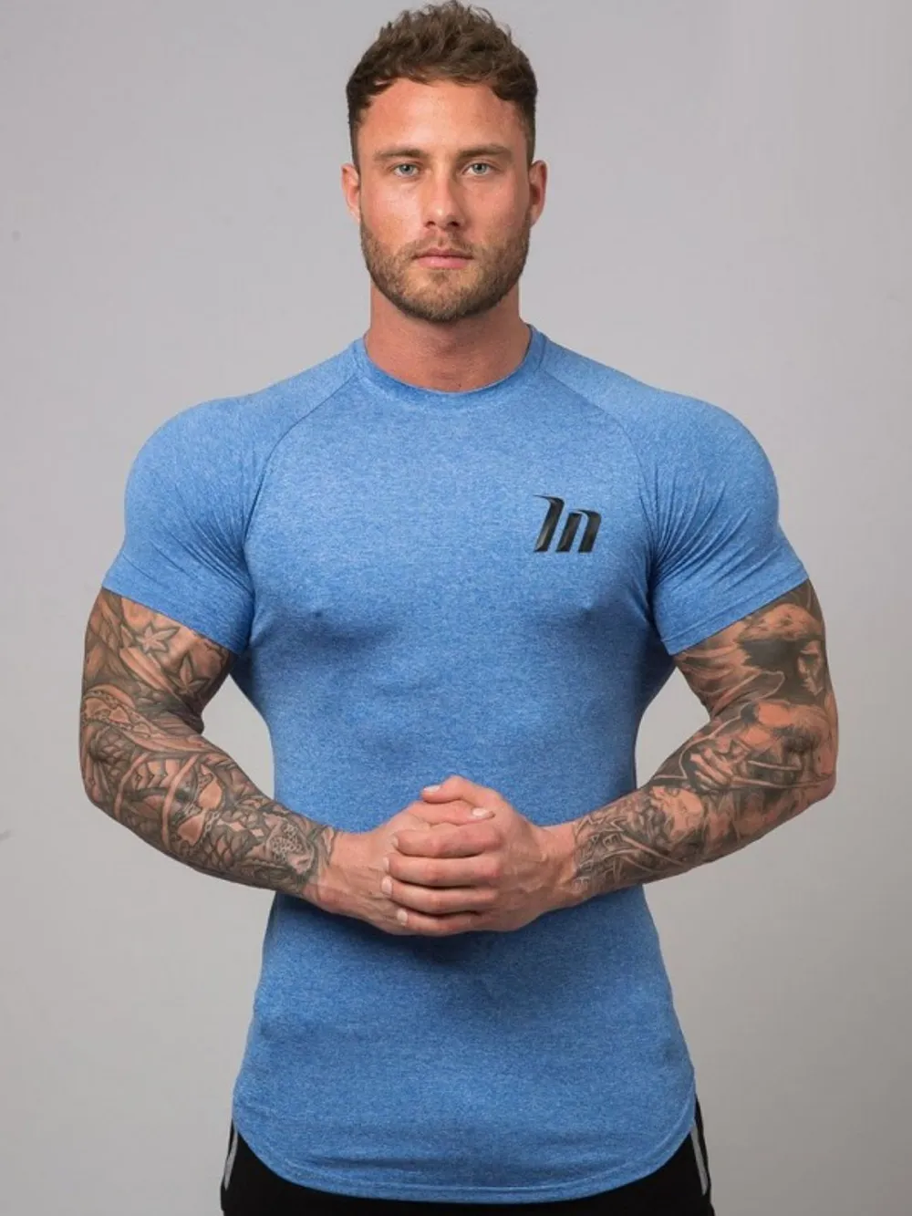 Men's Plus Size Round Neck Short Sleeve T-Shirt, image 2