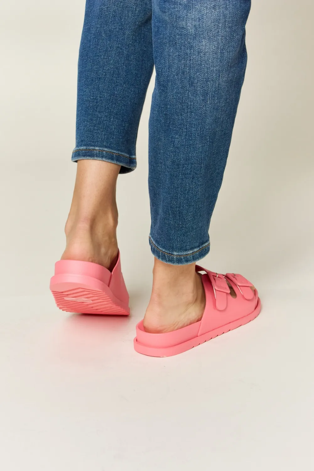 Double Buckle Open Toe Sandals, image 2