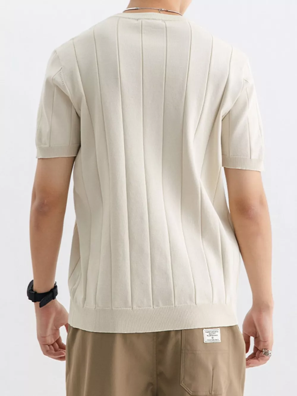 Men's Plus Size Breathable Short Sleeve T-Shirt, image 2