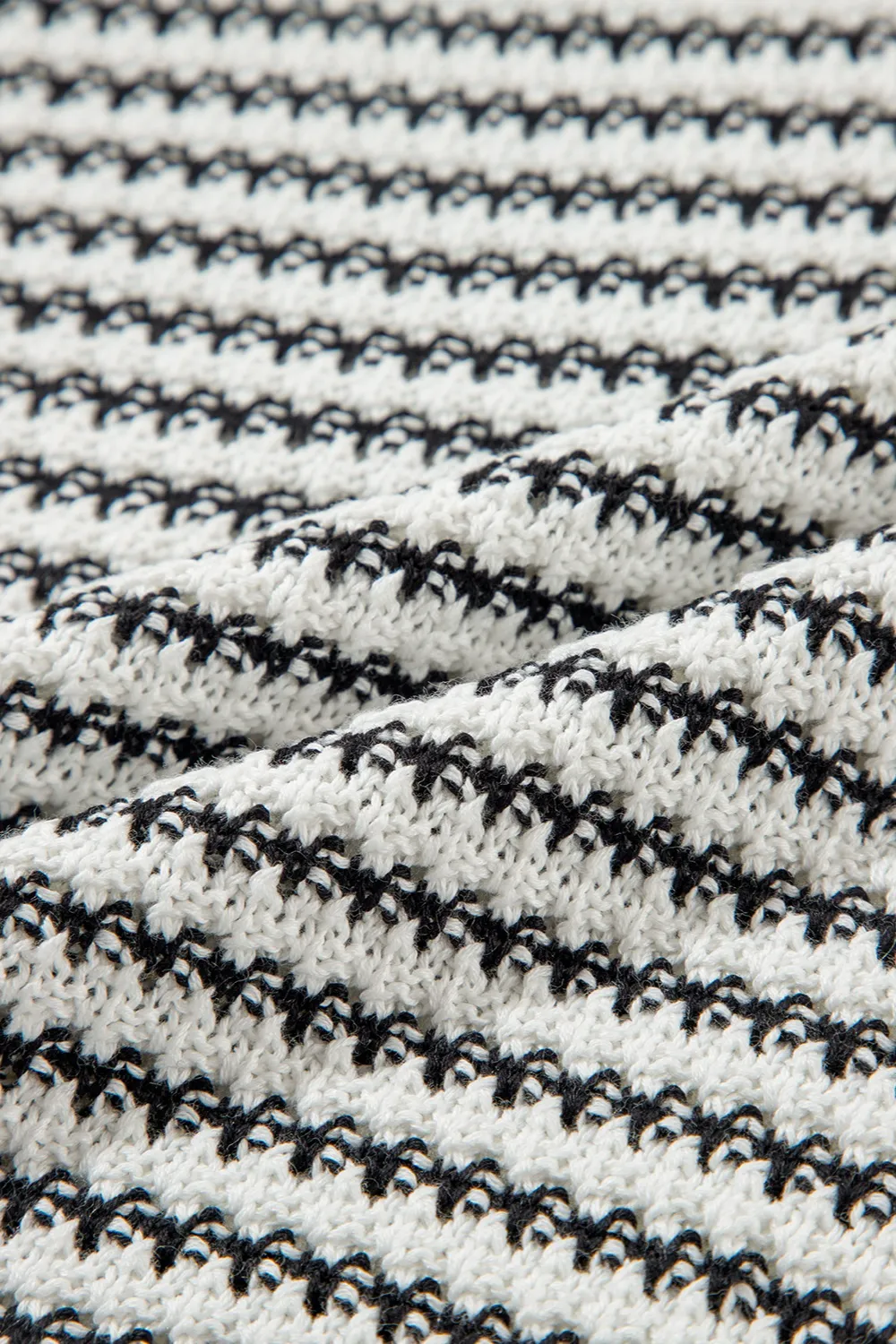 Striped Round Neck Sweater Vest, image 8