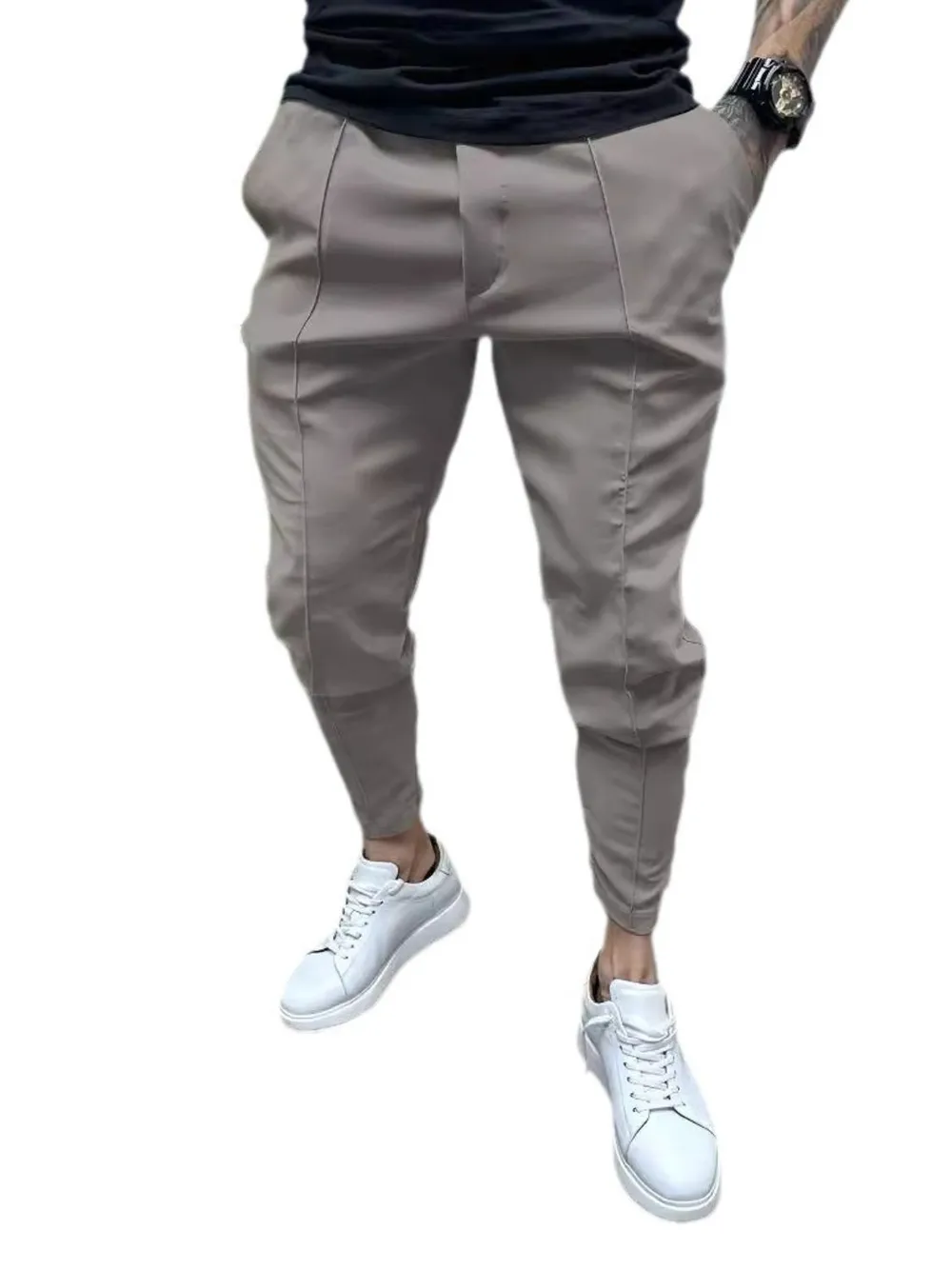 Men's Full Size Pockets Joggers Plus Size, image 6