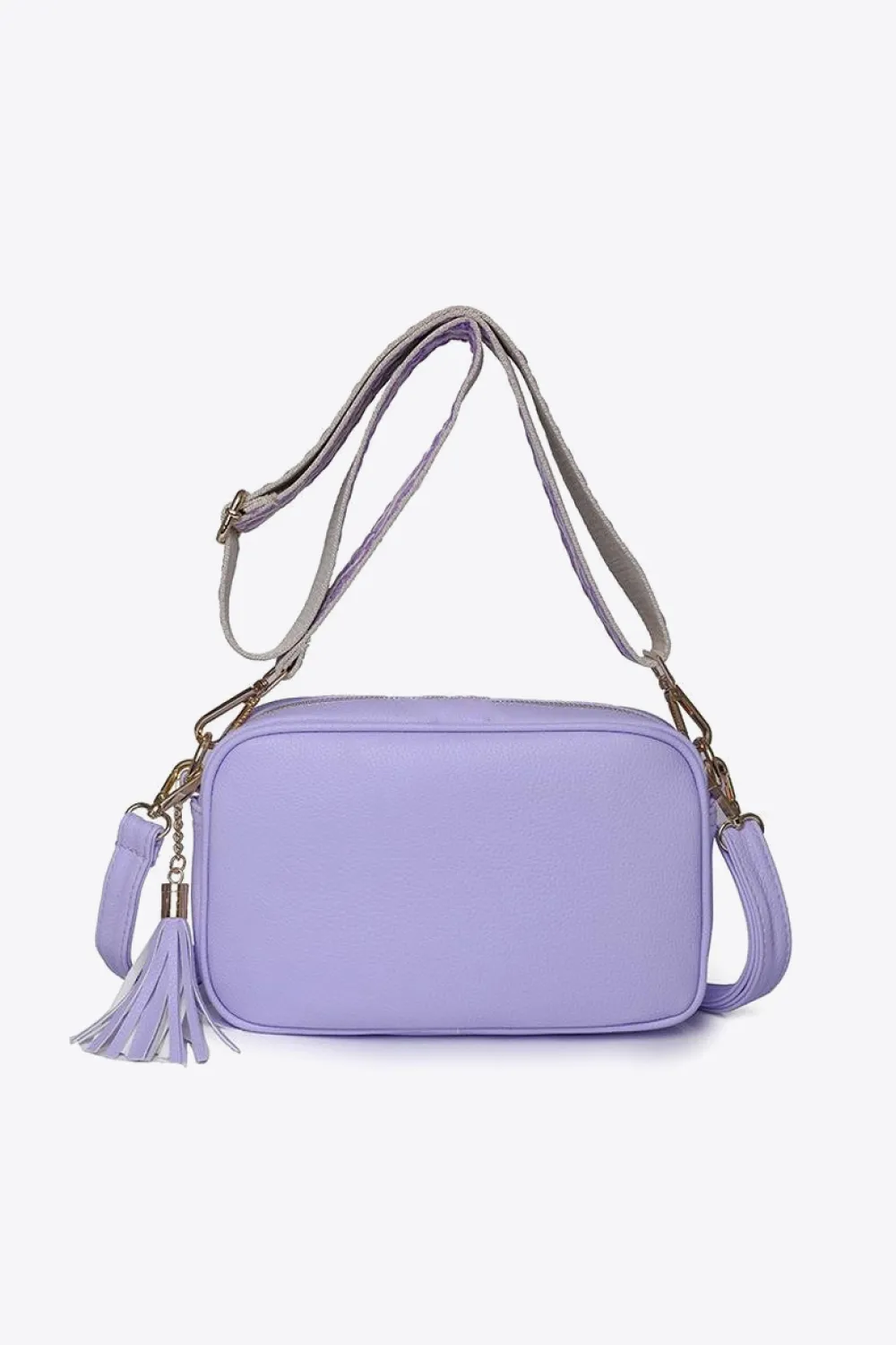 PU Leather Tassel Crossbody Bag, image 3
