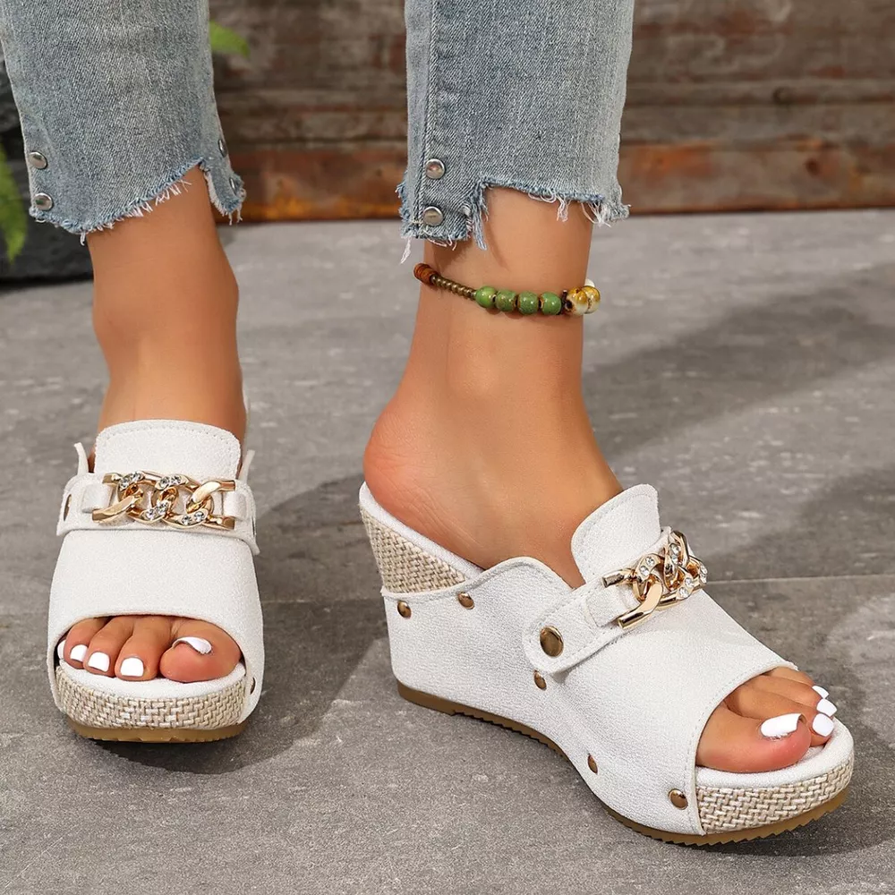 Open Toe Wedge Sandals, image 12