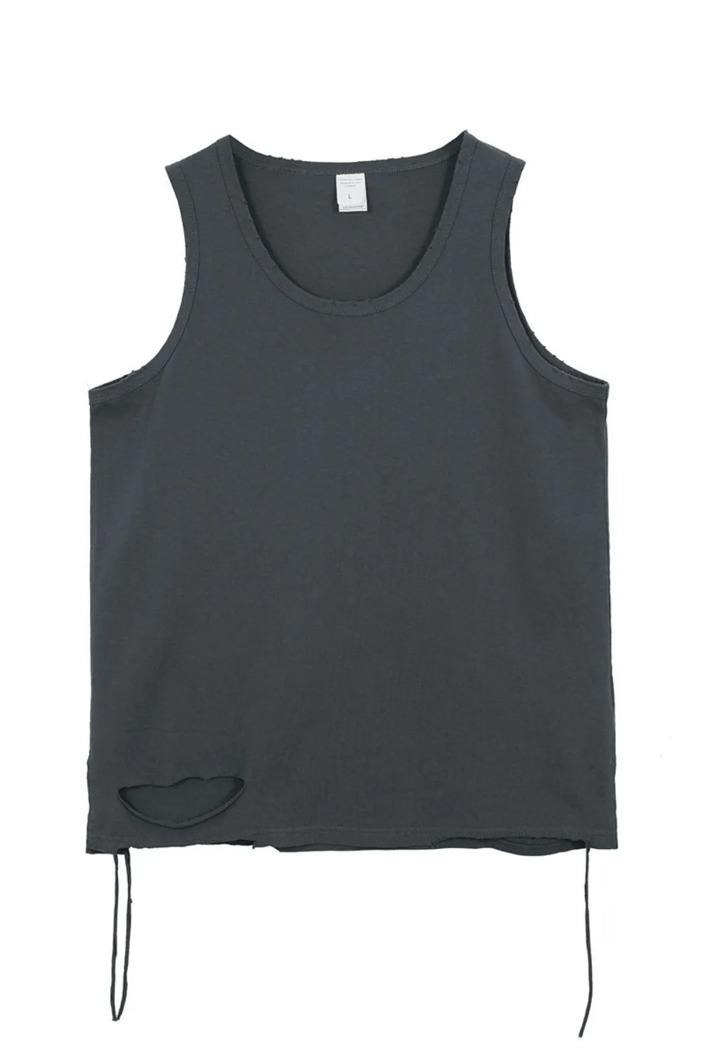 Men's Round Neck Wide Strap Tank, image 13