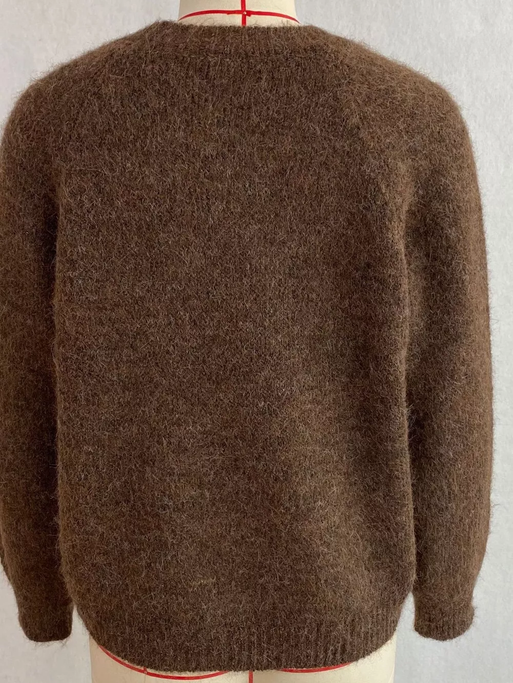 Argyle Pattern Raglan Sleeve Sweater, image 9